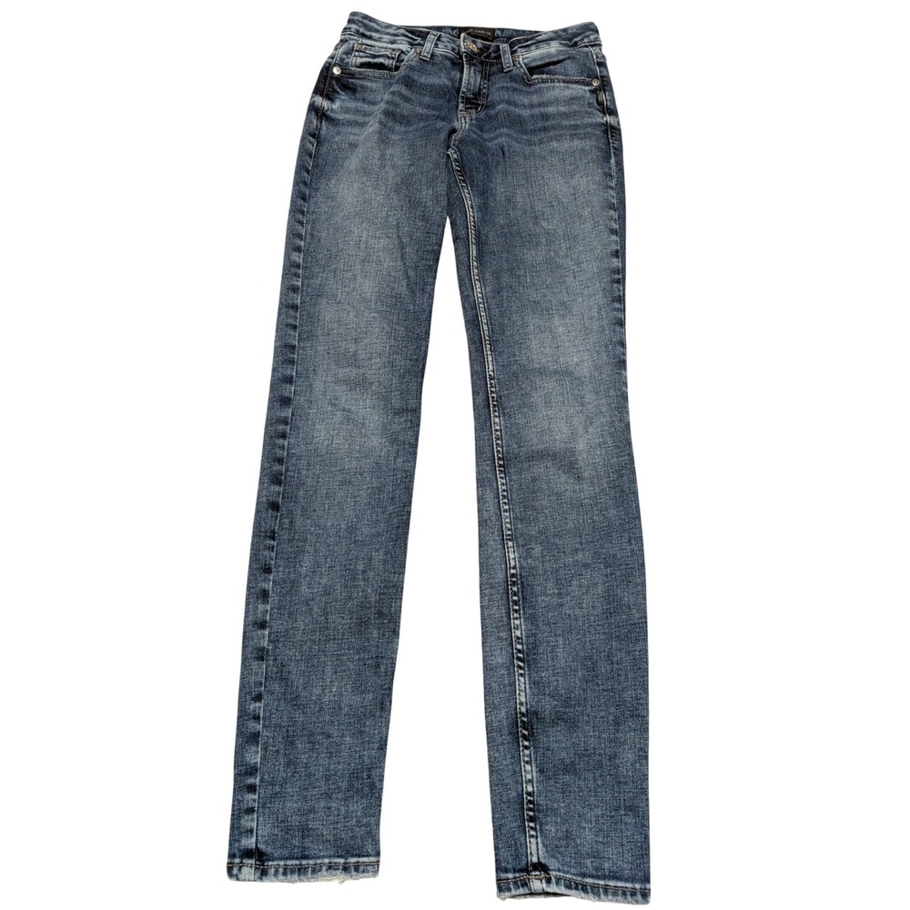 Silver Jeans Co Suki Skinny Women 27x31 Blue Medium Wash Mid Rise Denim‎ Pants